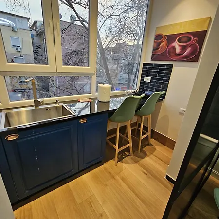 公寓 Myslym Shyri Street With Balcony 地拉那